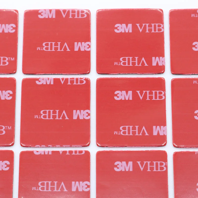 100 шт. прочная двусторонняя клейкая серая лента для установки квадратных скотчей