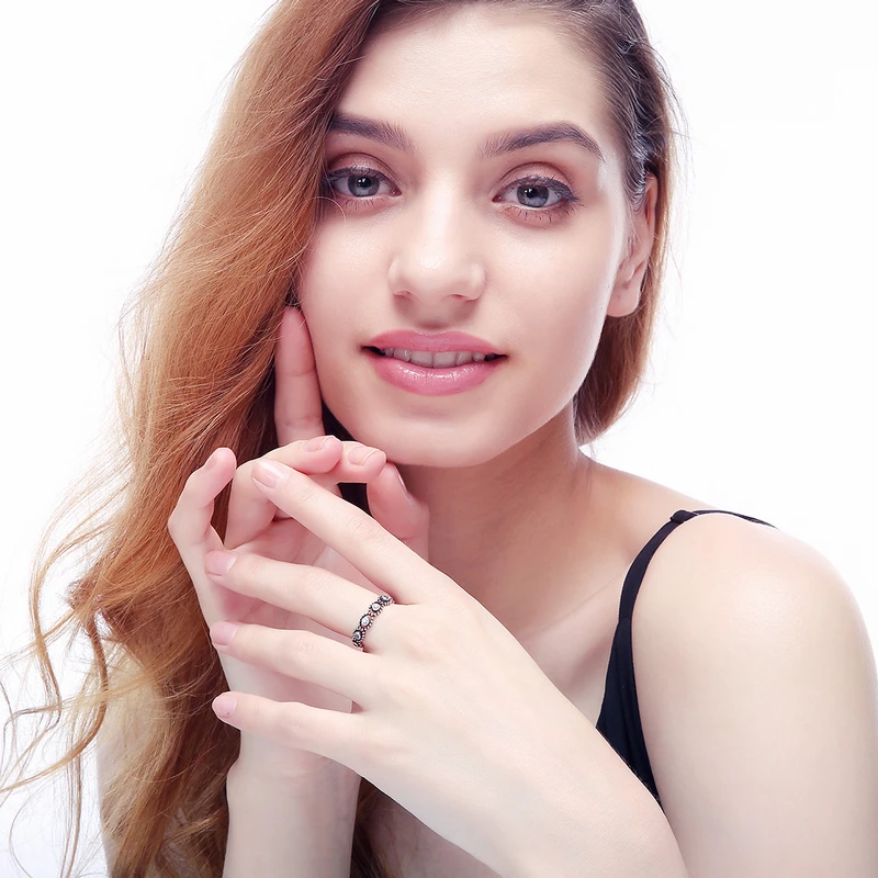 Devolove Аутентичные Real100 % 925 пробы серебряные перстни best подарок для Для женщин Fabulous