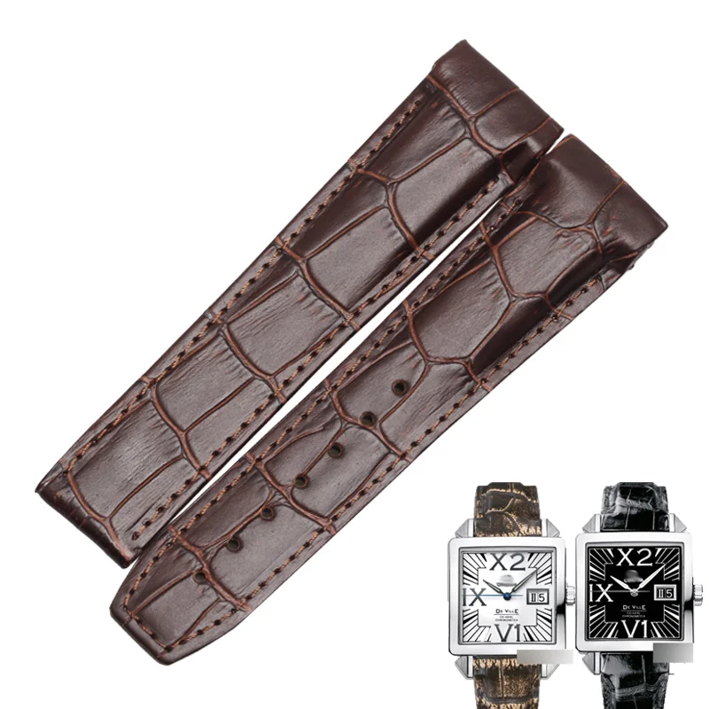 Ремешок для часов WENTULA OMEGA X2 BIG DATE ремешок из телячьей кожи натуральной | Наручные