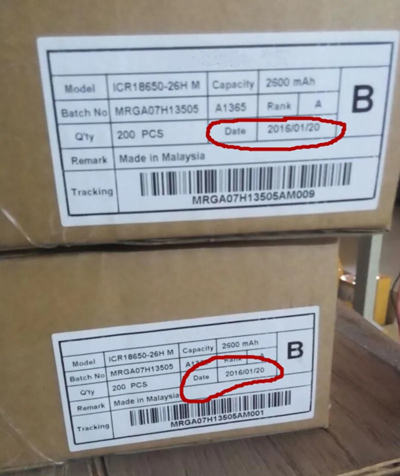 10 шт./лот оригинал для Samsung 18650 2600 мАч ICR18650-26HM li-ion 3 7 v аккумулятор перезаряжаемые