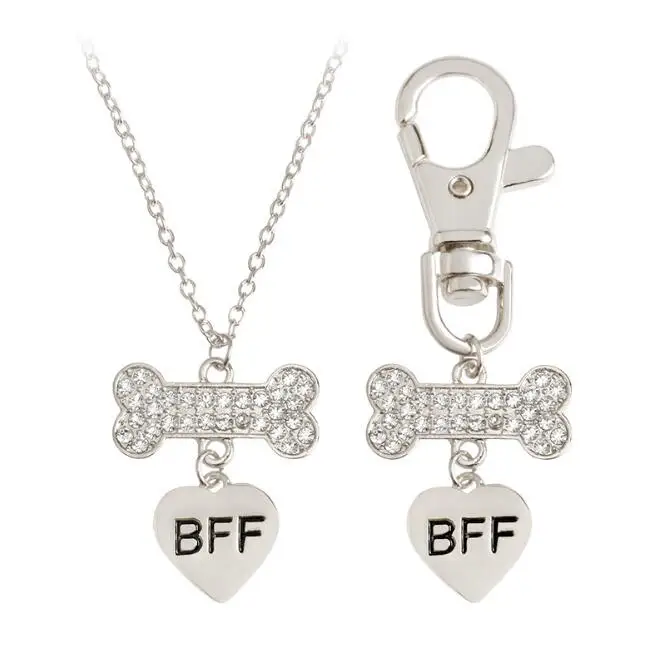Новый продукт взрывной моды креативная собака кость Любовь лучший друг BFF