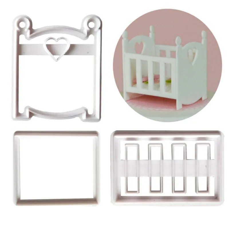 Форма Aouke DIY Изогнутые слова это мальчик девочка комплект детской кроватки
