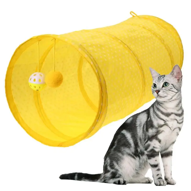 Забавный питомец Кошка Туннель кошка играть туннель трубы складной Crinkle котёнок Кот Игрушка хорьки кошка кролик Играть Игрушка