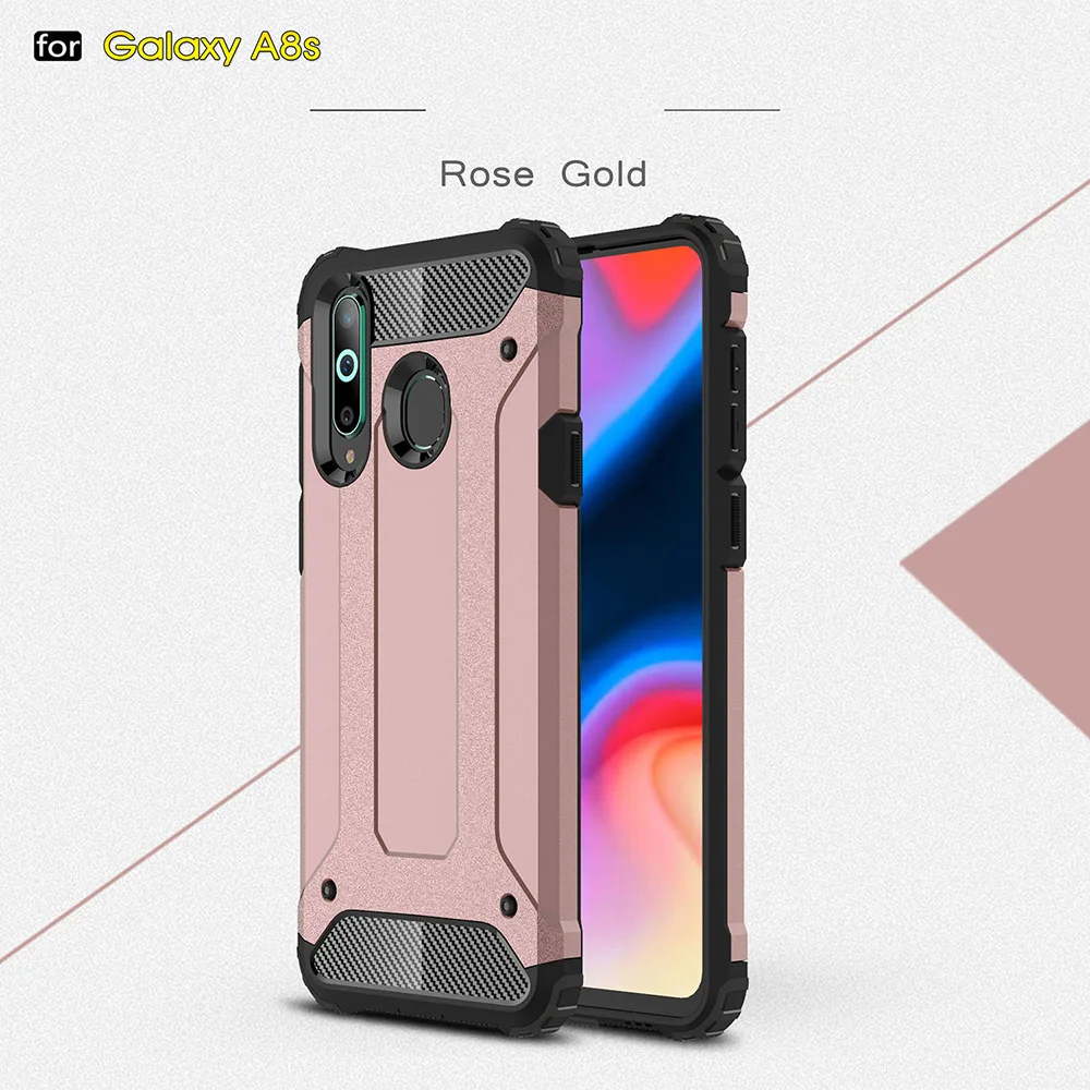 1000 шт. противоударный чехол для телефона для samsung Galaxy A9 A8 звезда A9S A8S A6S A6 плюс A7 A5 A3 A10 A30 A40 A50 Гибридный бронированный чехол