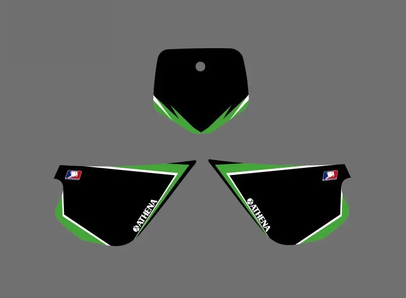 H2CNC графика и фон наклейки Наборы для Kawasaki KX80 KX 80 1994 1995 1996 1997|sticker kit|team graphicsdecal kit |