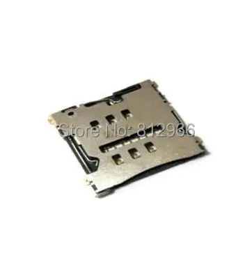 10 шт./лот оригинальный и новый разъем для считывания SIM-карт контактное гнездо LG