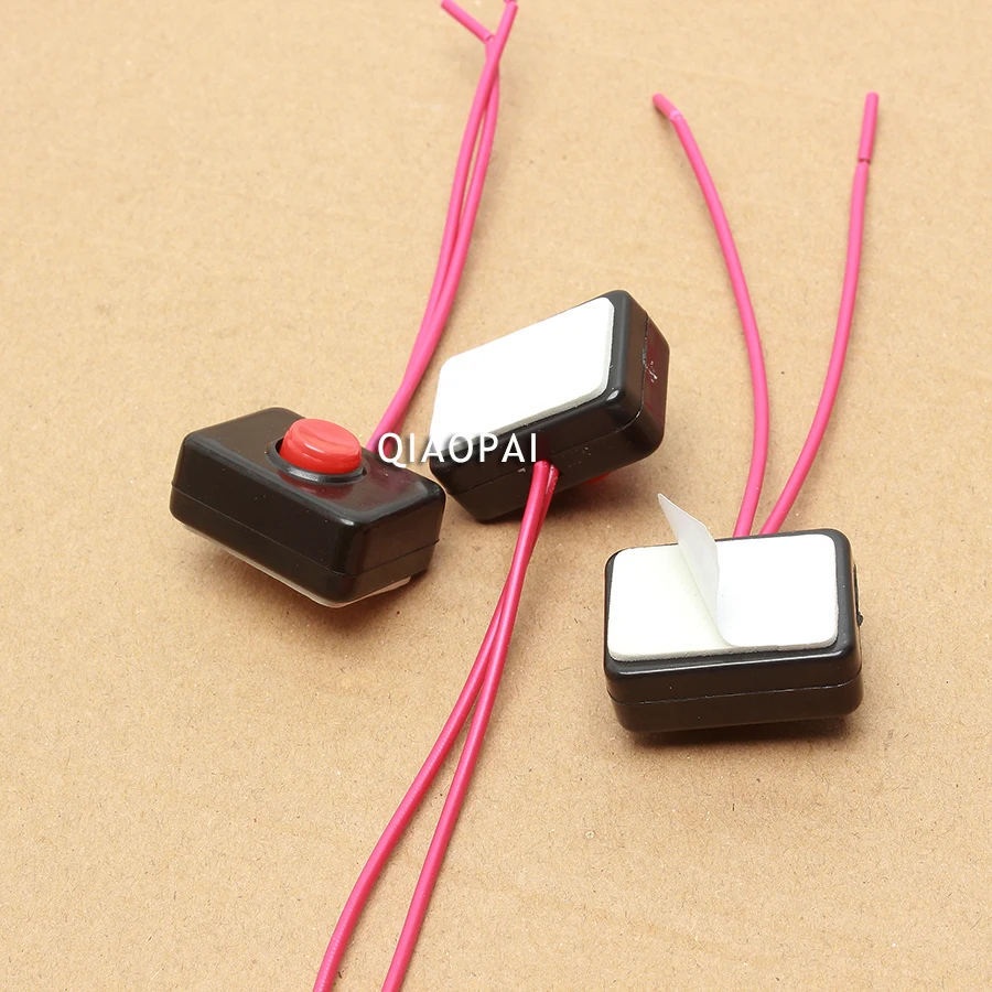 10 шт. установка универсальный вишневый красный переключатель клаксон кнопка