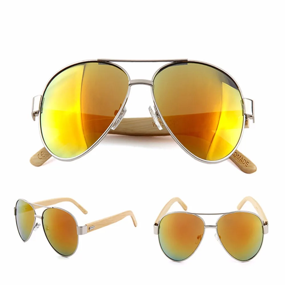 Классические солнцезащитные очки Ablibi высококачественные бамбуковые с защитой