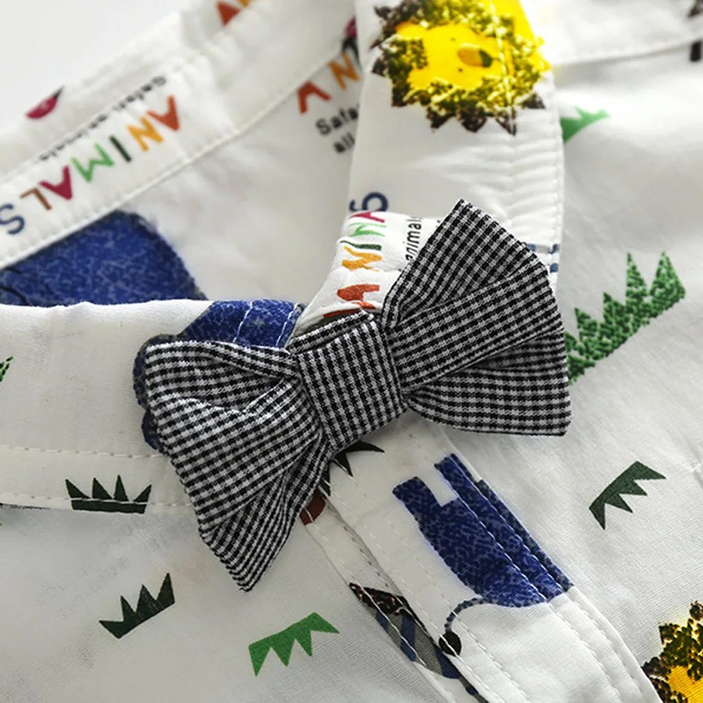 Children's Sets Infant Baby Boys Gentleman Bow Tie Short sleeve Romper+Shorts Overalls Outfits Clothes erkek bebek giyim |