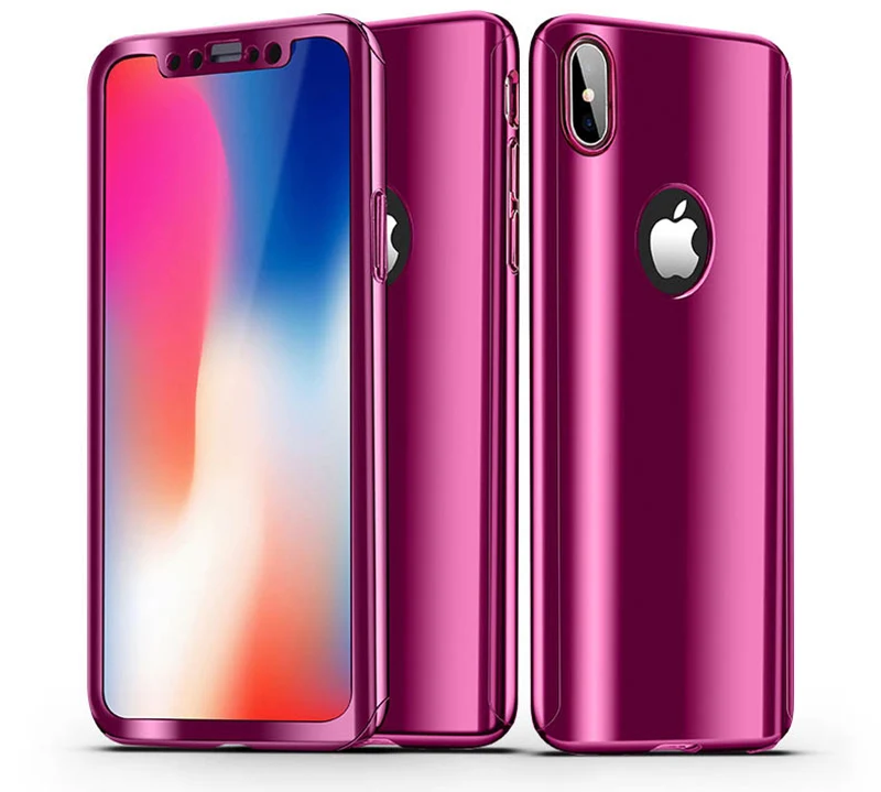 10 шт. зеркальный чехол из закаленного стекла для iPhone 11 Pro Max XS XR X 8 7 6 6S Plus|Бамперы| |