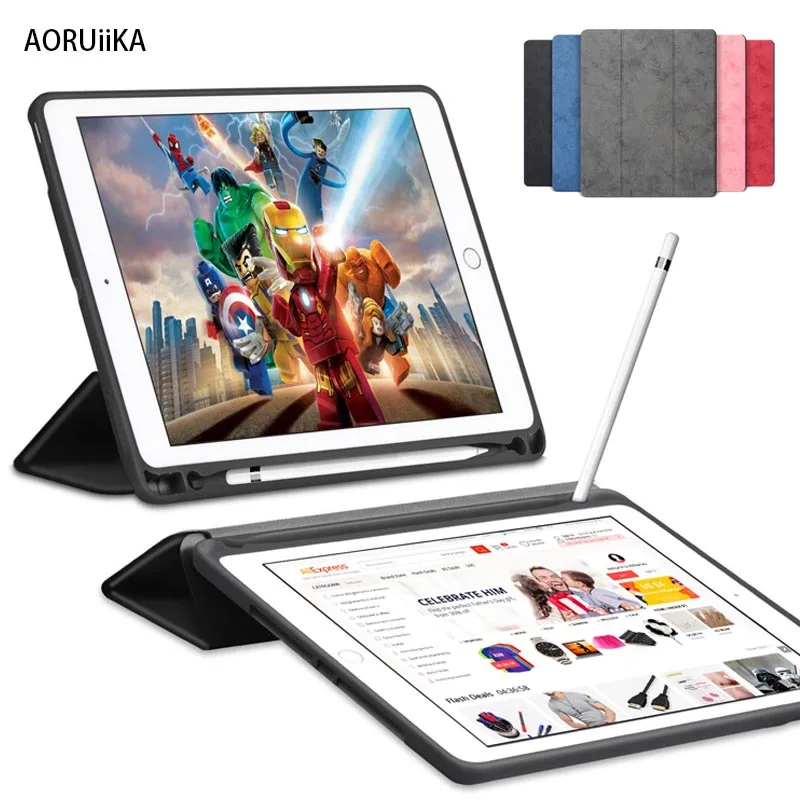 Smart Case with Pencil Holder for iPad Pro 10.5 Slim Full Body Protective Shockproof Cover inch A1701 A1709 | Компьютеры и офис
