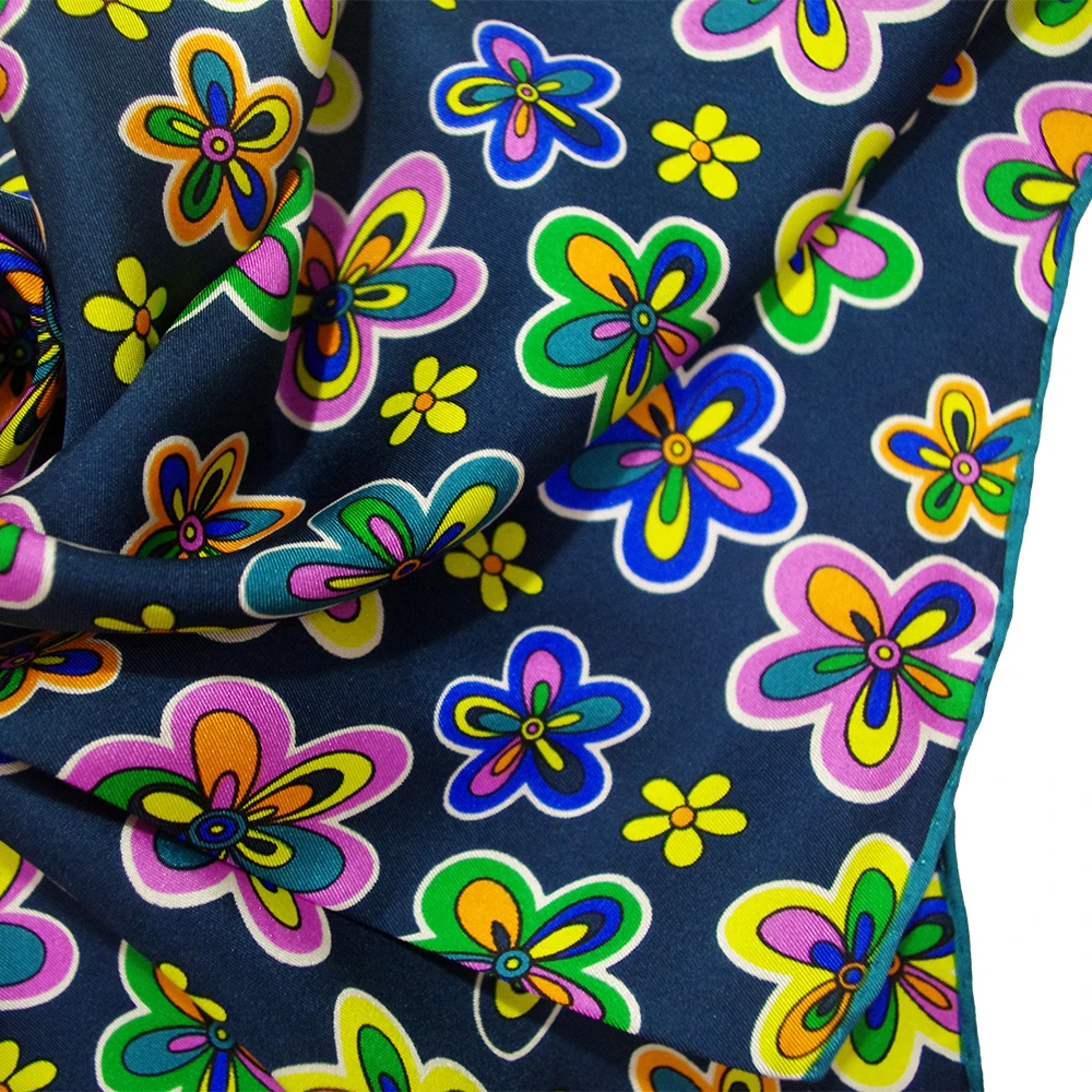 Женский шарф Кольцо из 100% шелка с цветами|scarf headband|women ring scarfflower scarf |