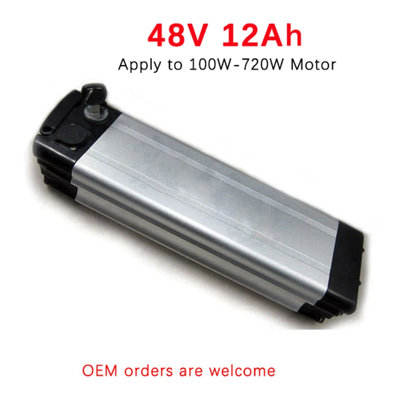 48V 12Ah 500W комплект литий-ионных батарей для электровелосипеда Серебряная рыба Для