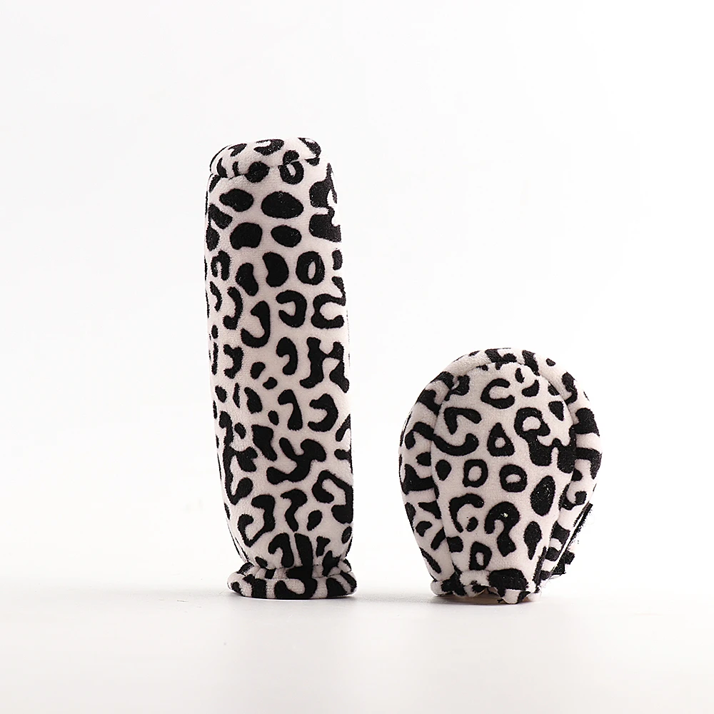 Леопардовый полиуретановый чехол для ручного тормоза противоскользящий