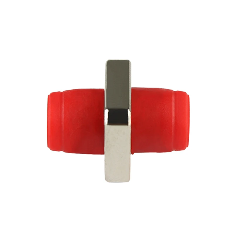 100 шт. FC волоконная муфта волоконно-оптические Разъемы/адаптер красная шляпа