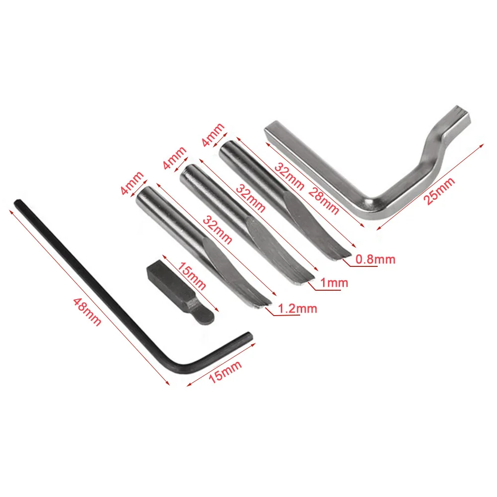 Wood Handle Adjustable Durable V Type Push Grooving Device Groover Craft Gouge Tools |
