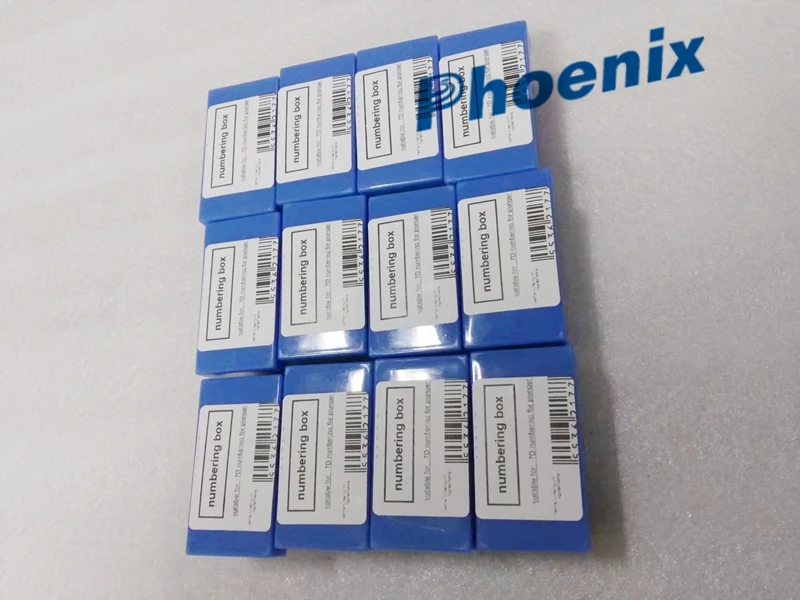 support customized various tapes Heidelberg printing machine plunger numbering box 4*8 7digits standard size | Электронные