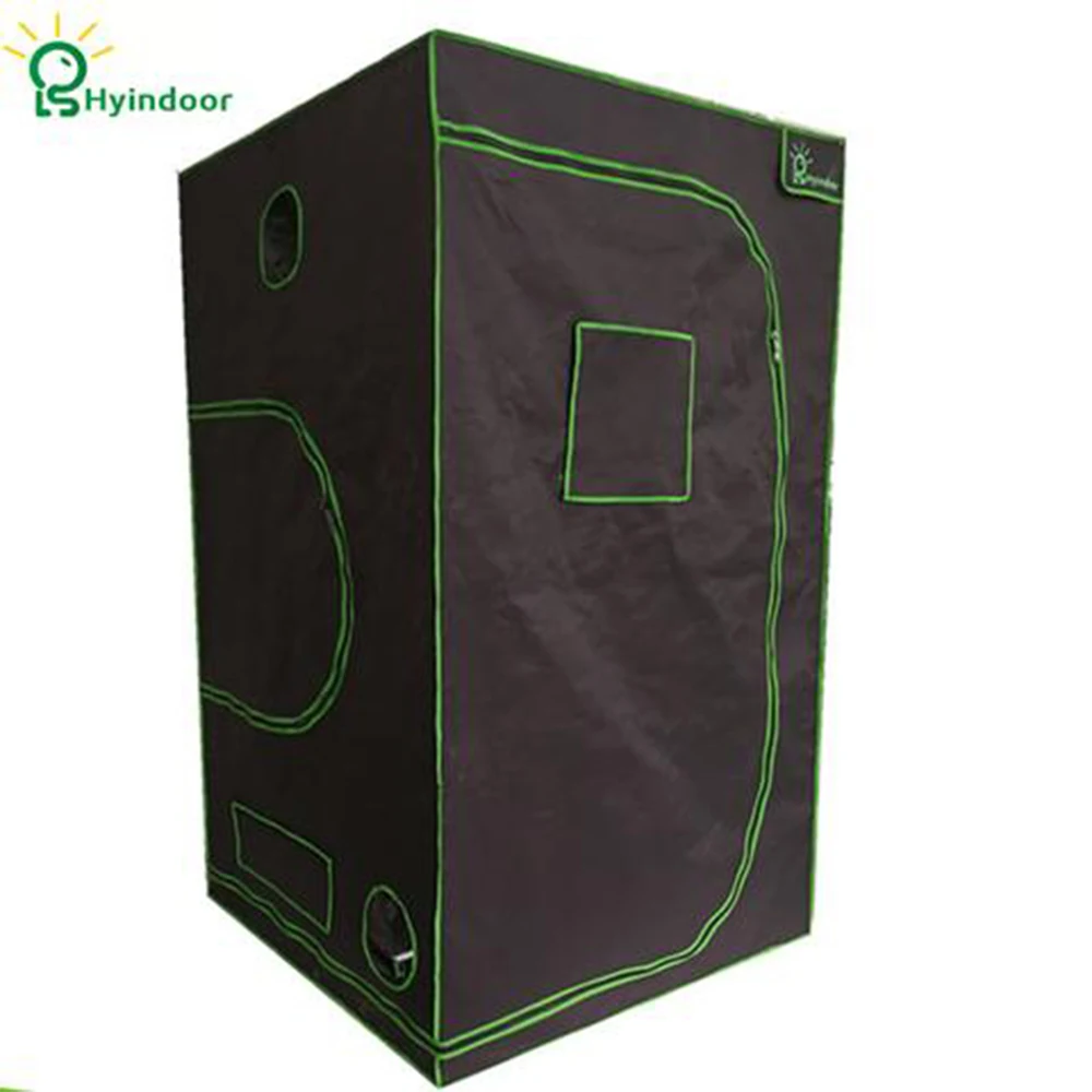 Hyindoor тент для выращивания гидропоники, для выращивания в помещении, теплица 120*120*200 см(48*48*78 дюймов