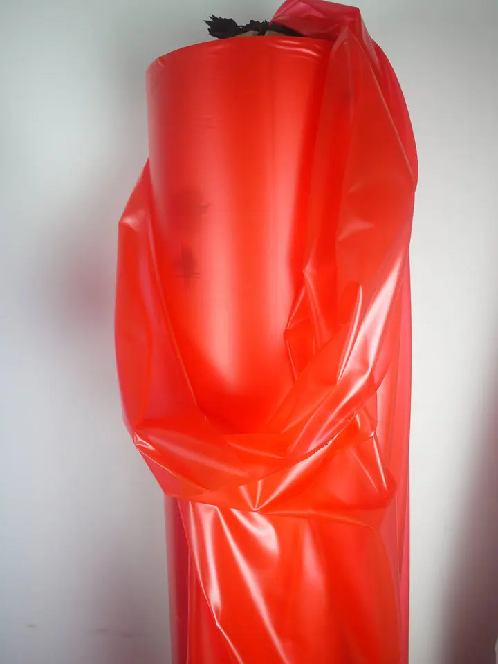 Haian фетиш взрослый ребенок Качество ПВХ ткань на дворе(красный) PVC-1208