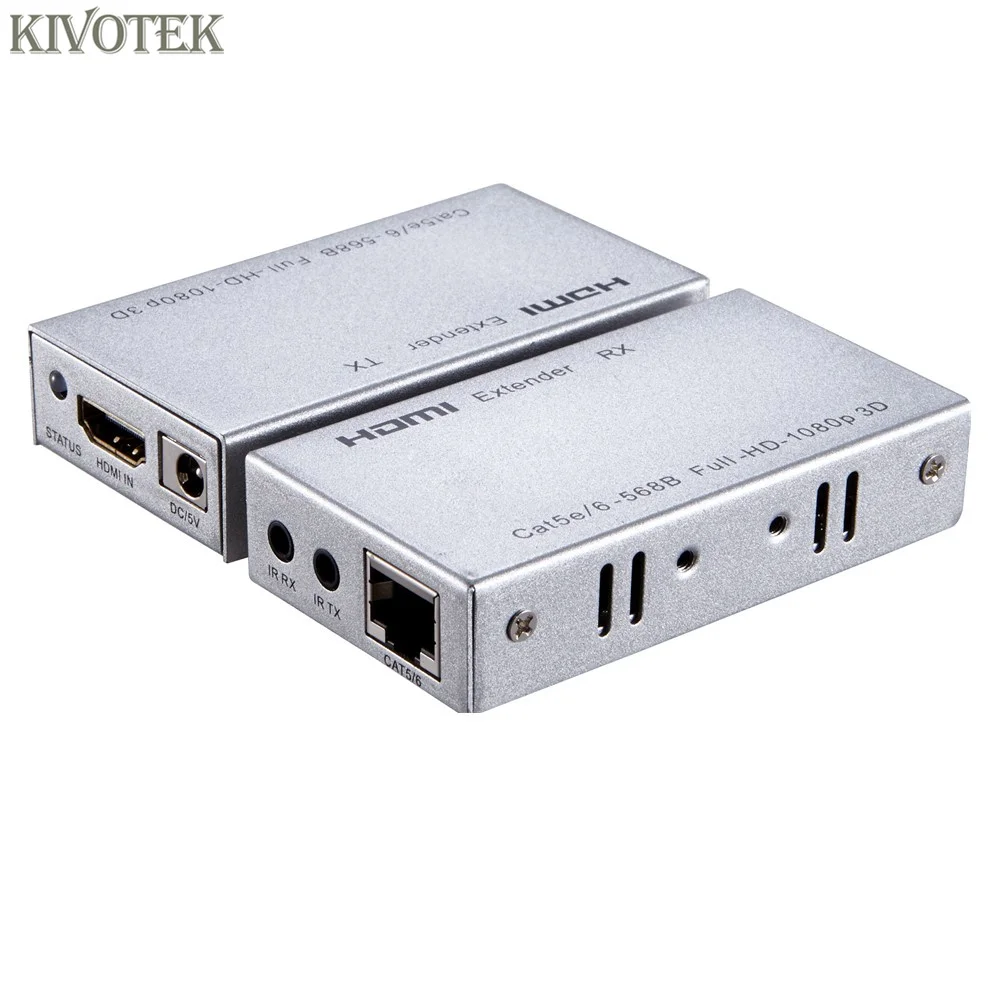 60 м HDMI расширитель трансивер передатчик/приемник по одной кошке 5E/6 поддержка 3D