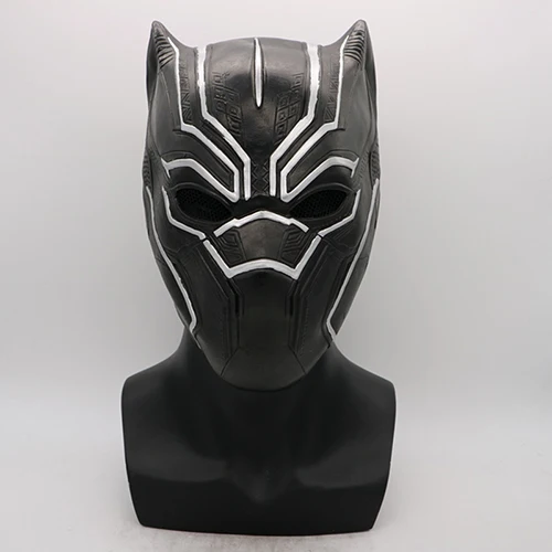 Silver Mask Фильм Черная пантера коготь перчатки маска для костюма на Хэллоуин косплей-реквизиты для вечеринки для взрослых мужчин женщин - Цвет: Silver Mask