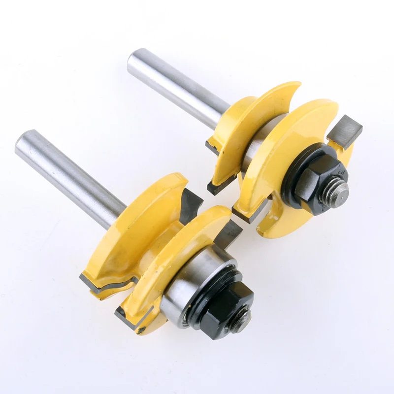 Набор фрез комплект из 2 направляющих и хвостовика 8 дюймов 25 4 мм h для