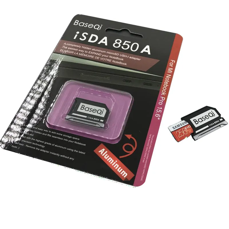 Новинка адаптер для карты памяти Baseqi Ninja Stealth Drive алюминиевый микро SD MiniDrive Xiaomi Mi