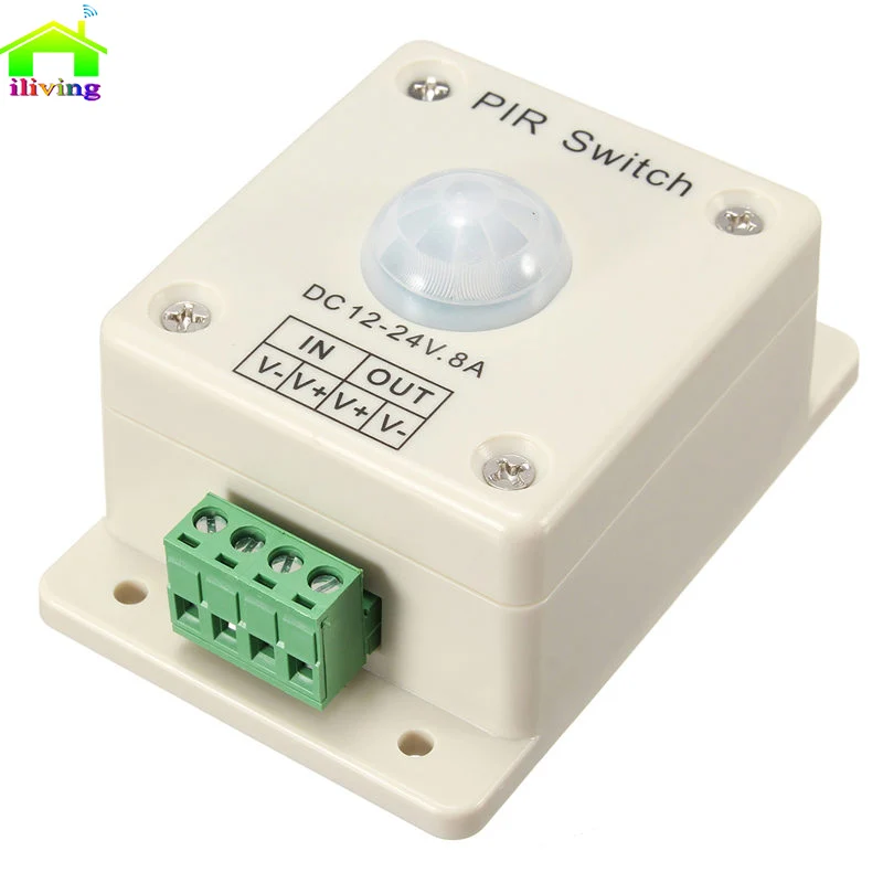 Светодиодная лента 5050 SMD 5 м 10 15 Диодная инфракрасный датчик движения из