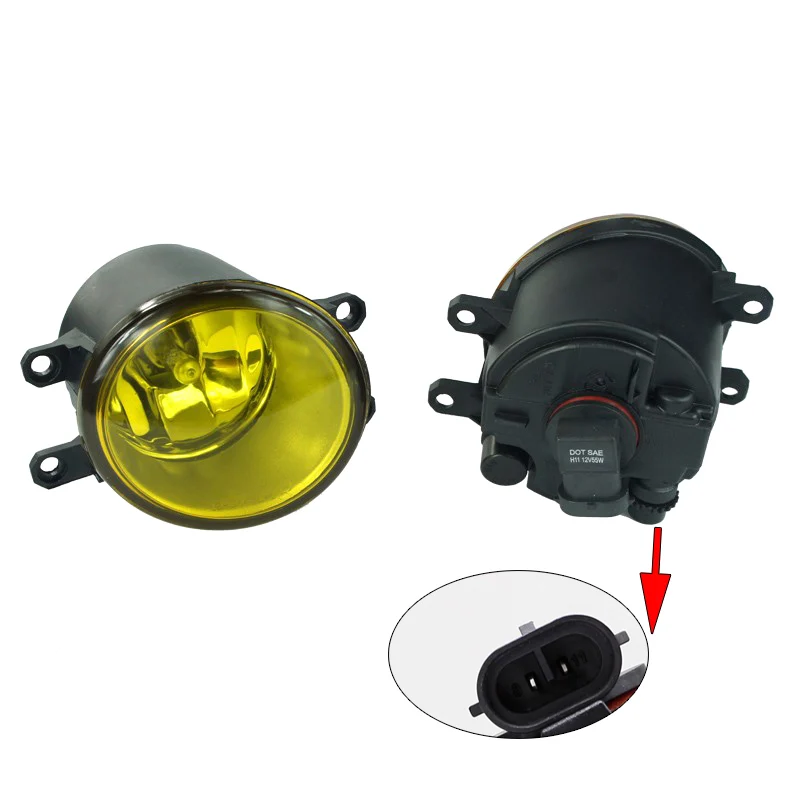 Cnspeed туман свет для Toyota Sienna 2011 2012 2013 2014 2015 Лампы мотоциклов clear/желтые линзы бампер противотуманные фары