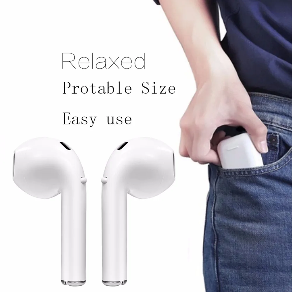 i8S TWS Headset Twins True Wireless Earphone Mini Bluetooth V4.2 Earbuds Stereo Earplug for iPhone Xiaomi Drop shipping | Электроника