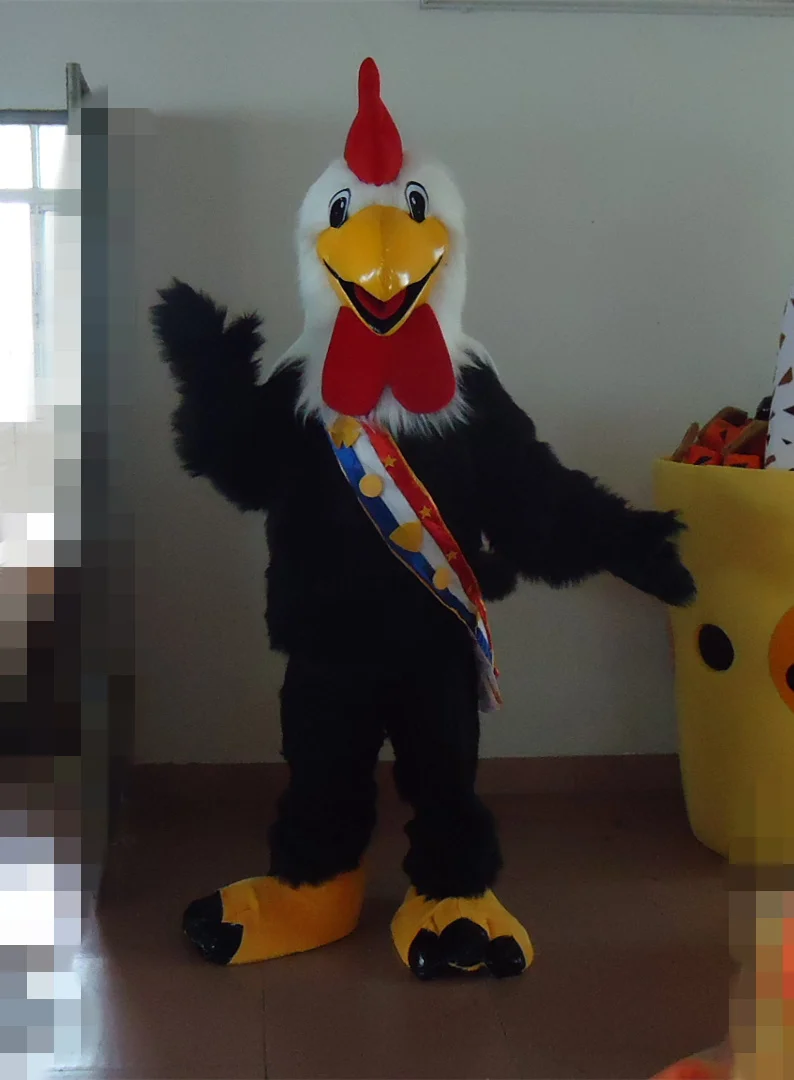 OISK пользовательские костюмы талисмана петуха Рождество День рождения женский