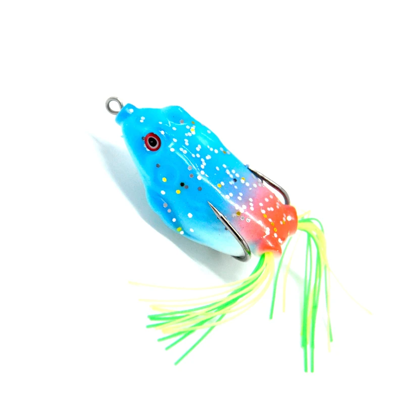 Рыболовные приманки OLOEY Soft Ray Frog с металлическими блестками приманка для воды 9-12 г