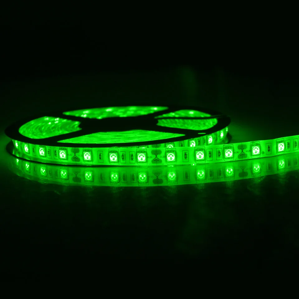 Гибкая СВЕТОДИОДНАЯ лента SMD 5050 5 м/рулон 12 В RGB белый/теплый белый синий зеленый