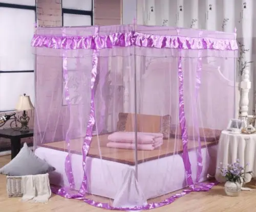 4 плаката навес для кровати принцессы москитная сетка Cal King Full Queen Twin XL размер