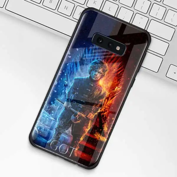 011 Чехол из закаленного стекла для samsung Galaxy S10 S10e S9 S8 S10 Plus Note 9 A50 A30 - Цвет: 011