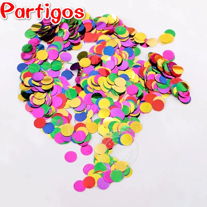 Confetti Balloons 1 см 10 г, 20 г, металлической розово-Золотое конфетти Золотой конфетти шарики ко дню рождения Детская украшение душевой кабины бумага Конфетти Свадебные предметы для вечеринки принцессы - Цвет: Confetti Balloons