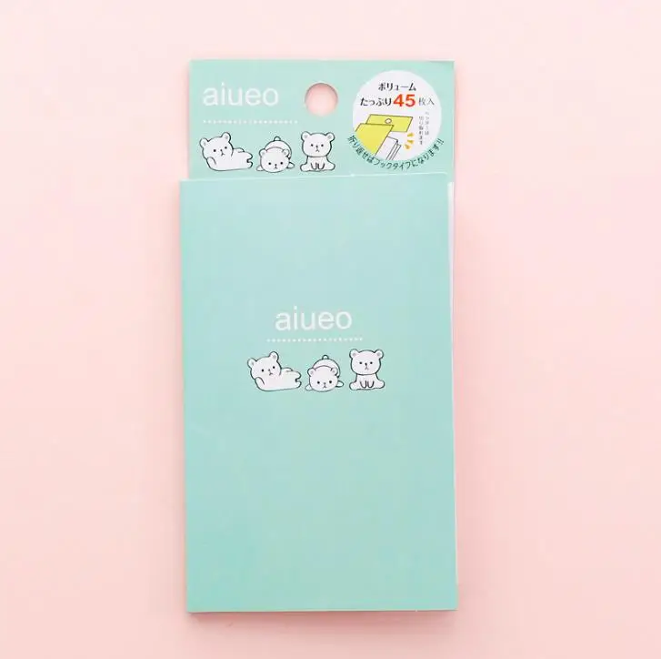7 1 шт. Kawaii животные Кошка Собака Ежик панда Пингвин бумага Липкие заметки блокнот планировщик наклейки закладки канцелярские подарки - Цвет: 7