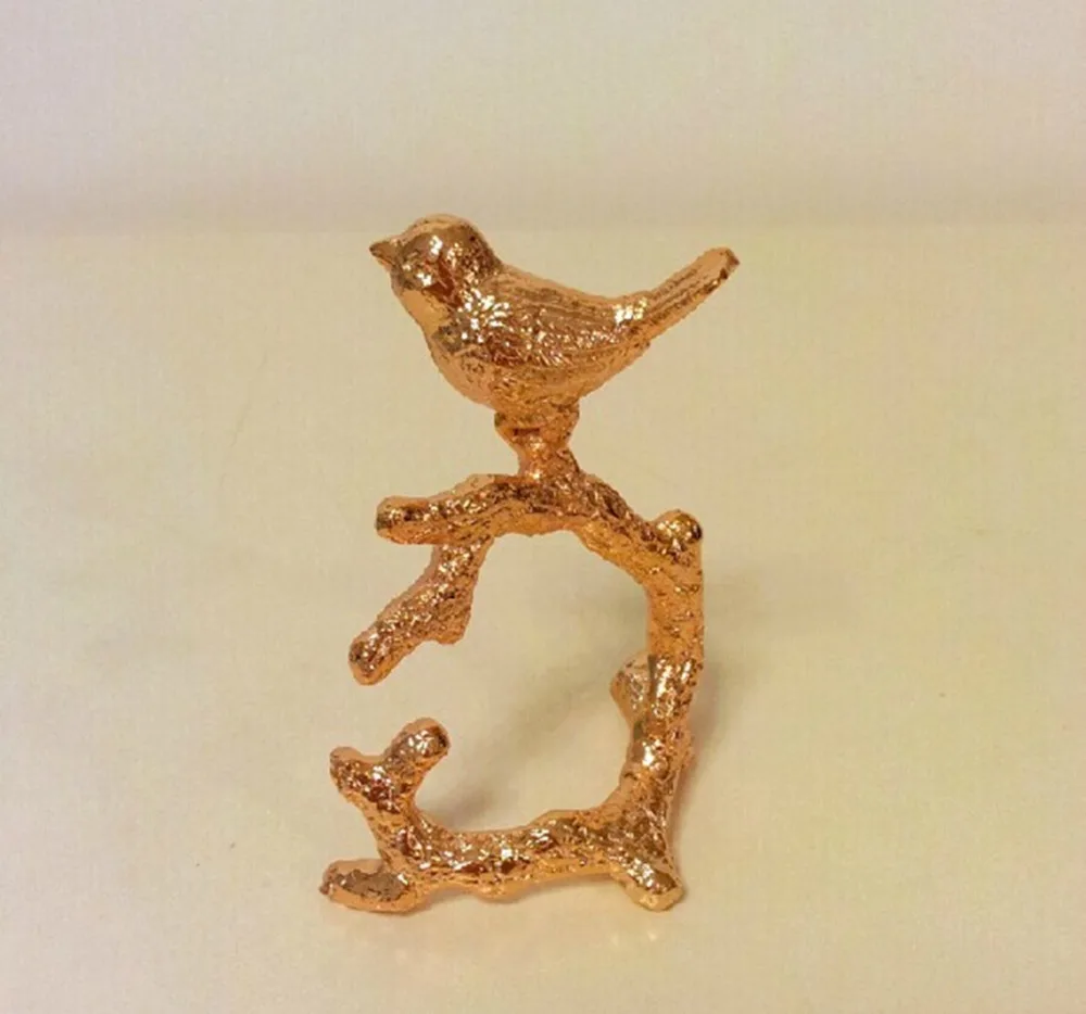 1 шт./лот Брендовое роскошное кольцо для салфеток пряжка бровей и птиц тканевое в