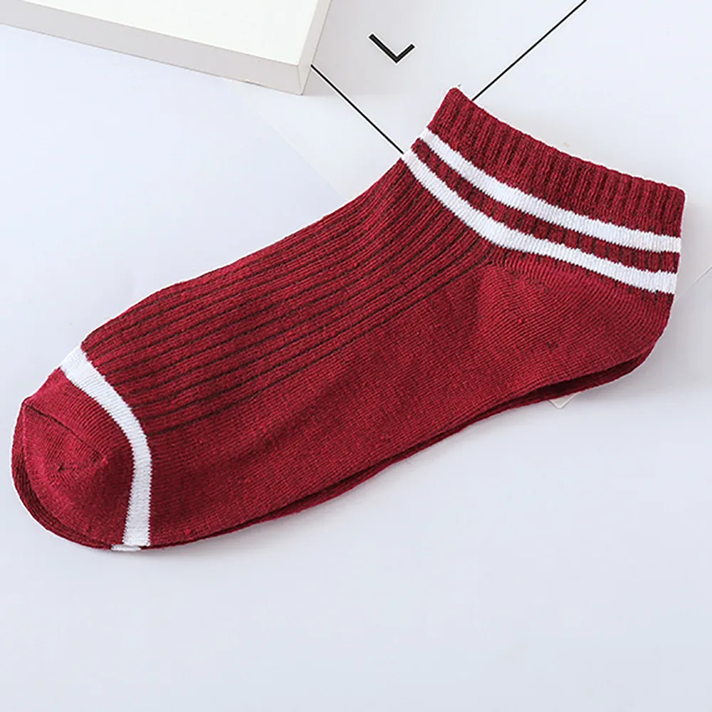 Носки женские/мужские хлопковые в полоску 5 цветов|Носки| |