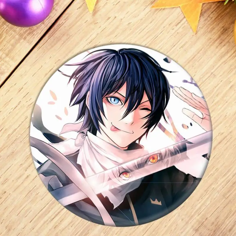 1pcs Anime Noragami Aragoto Yato Cosplay Badge Iki Hiyori Brooch Pin Yukine Collection Badge for Backpack Clothes