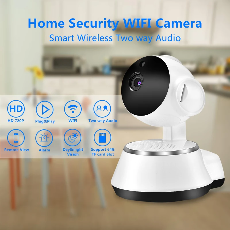 INQMEGA умная Беспроводная ip-камера домашняя камера видеонаблюдения Wi-Fi Аудиозапись