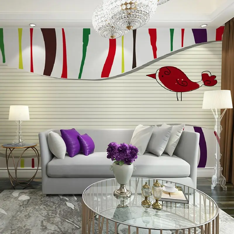 Фотообои с мультяшными рыбками самоклеящиеся обои для детской спальни комнаты