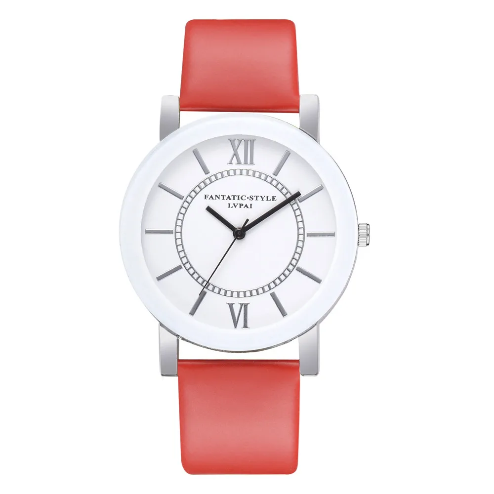 Luxury Watch Women Famous Brand Lvpai Casual Quartz Leather Band Analog Wrist Reloj de dama | Наручные часы