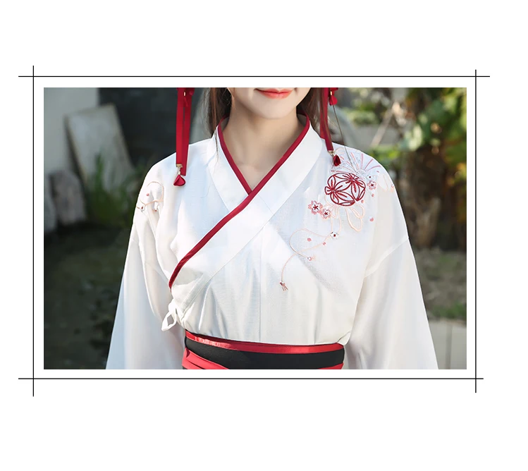 Традиционные народные классическая Вышивка Hanfu Для женщин древний танец костюм династии Тан сказочной принцессы Одежда для танцев DL3761