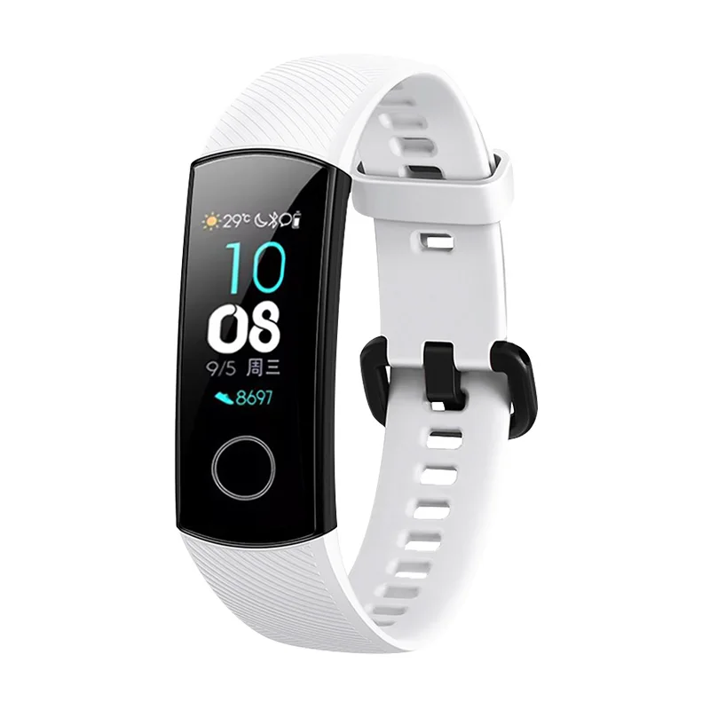 Умный Браслет для huawei Honor Band 4, силиконовый цветной спортивный ремешок для часов, ремешок на запястье для huawei Honor band 5 Correa