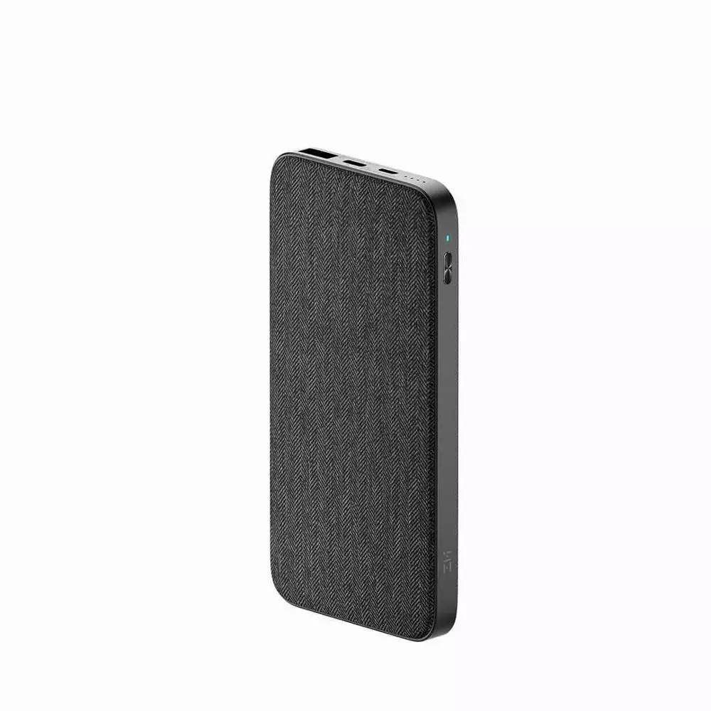 Серый Xiaomi ZMI 10000 мАч power Bank QC3.0 PD type-C PD двухсторонняя Быстрая зарядка 18 Вт Внешняя батарея портативный мобильный телефон Быстрая зарядка - Цвет: Серый