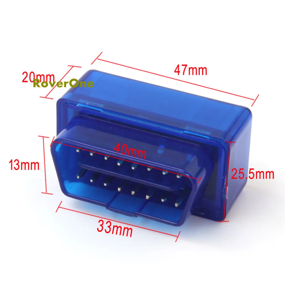 Супер Мини OBD2 ELM327 Bluetooth сканер V2.1 ELM 327 автомобильные считыватели кодов OBD 2 OBDII