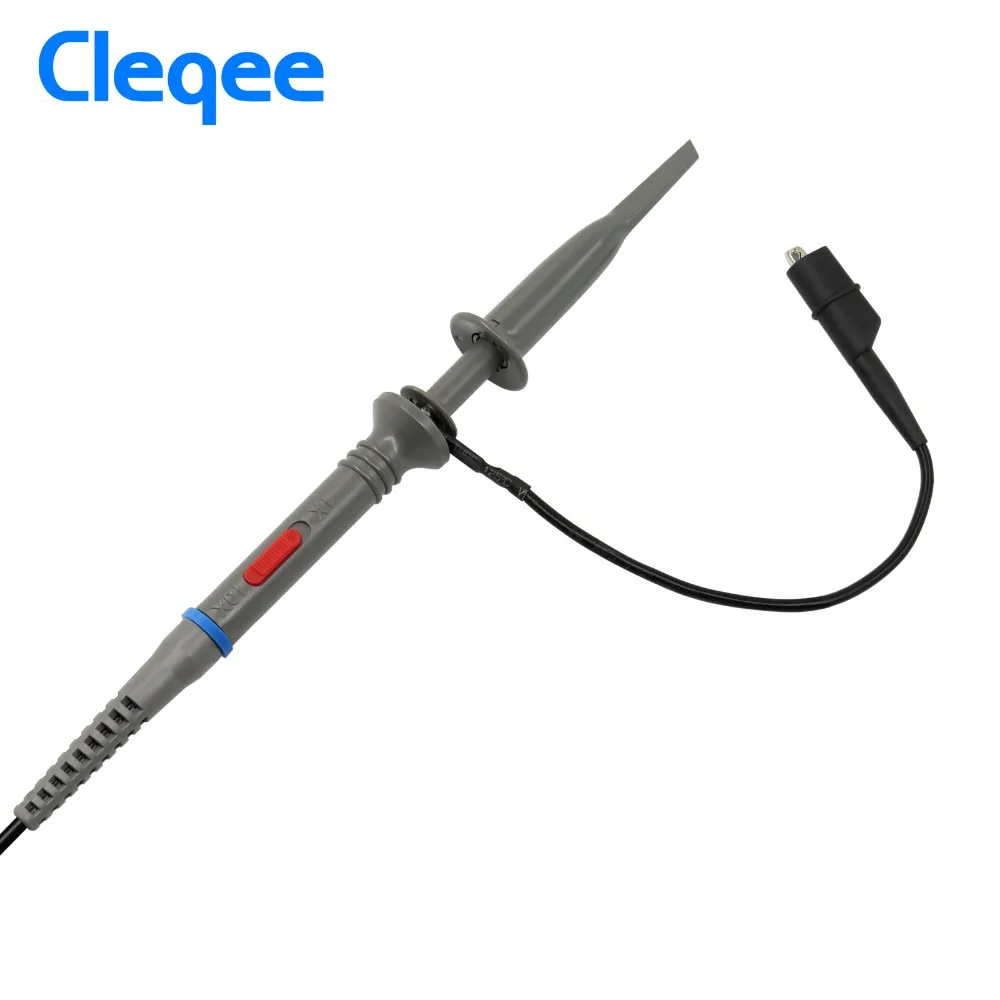 Cleqee 2 шт. P6060-60MHz и P6040-40Mhz осциллограф зонд зажимы для Tektronix осциллограф hp X1/X10 DC-60MHz DC-40MHz