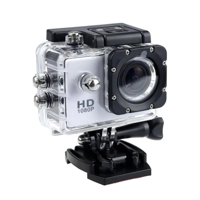 Белый SJ4000 1080 P Камера 30FPS экшн Камера Full HD Allwinner 4 K WI-FI 2," Экран мини-камера на шлем для погружения на глубину до 30 м Водонепроницаемый спортивная видеокамера для подводной съемки и Камера - Цвет: Белый