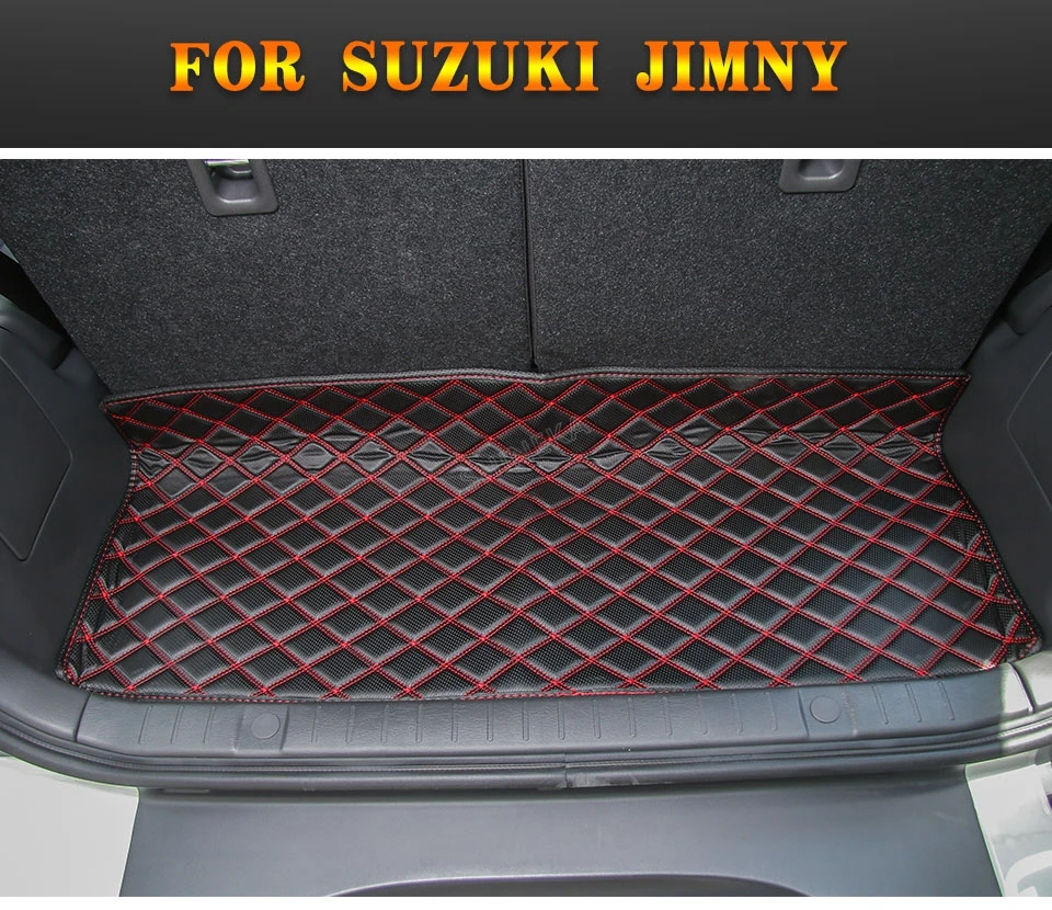 SHINEKA напольный коврик для Suzuki аксессуары для Jimny 2007- Кожаный Автомобильный интерьер, коврик для багажника, коврик для бездорожья, подходит для Jimny